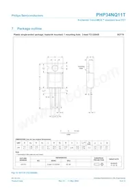 PHP34NQ11T Datasheet Page 9