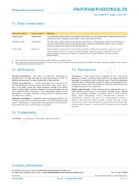 PHP55N03LTA Datasheet Page 13