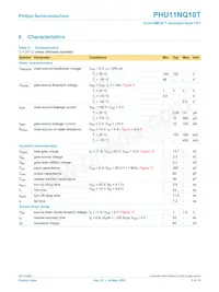 PHU11NQ10T Datasheet Page 5