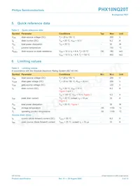 PHX18NQ20T Datasheet Page 2