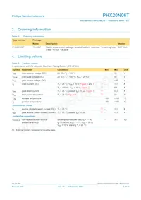 PHX20N06T Datasheet Page 2