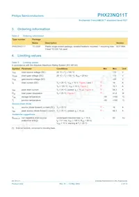 PHX23NQ11T Datasheet Page 2