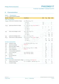 PHX23NQ11T Datasheet Page 5