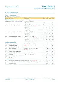 PHX27NQ11T Datasheet Page 5