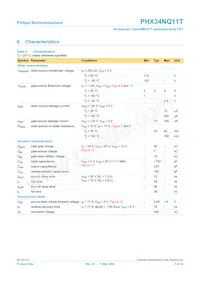 PHX34NQ11T Datasheet Page 5