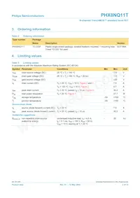 PHX8NQ11T Datasheet Page 2