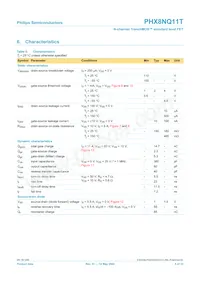 PHX8NQ11T Datasheet Page 5