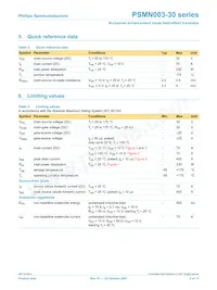 PSMN003-30B Datasheet Page 2