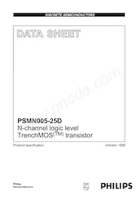 PSMN005-25D數據表 封面
