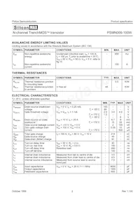PSMN009-100W Datasheet Page 2