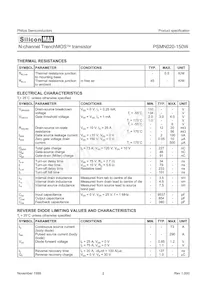 PSMN020-150W數據表 頁面 2