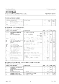 PSMN040-200W Datasheet Pagina 2