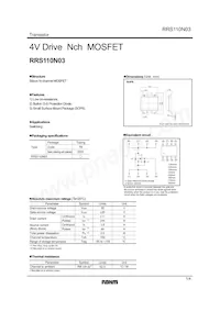 RRS110N03TB1 Datasheet Copertura