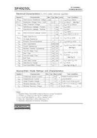 SFH9250L Datasheet Page 2