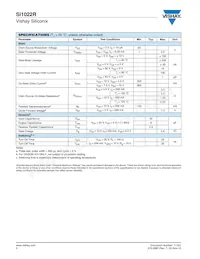 SI1022R-T1-E3 Datasheet Page 2