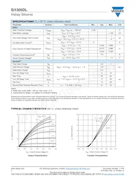 SI1305DL-T1-GE3 Datasheet Page 2