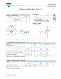 SI1410EDH-T1-E3 Datasheet Cover
