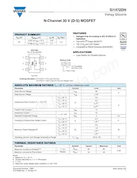 SI1472DH-T1-E3 Datasheet Cover