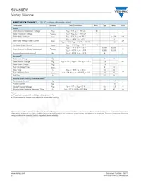 SI3459DV-T1-E3 Datasheet Page 2