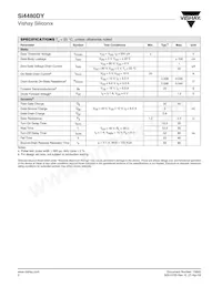 SI4480DY-T1-E3 Datasheet Page 2