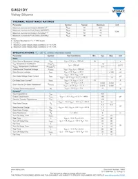 SI4621DY-T1-E3 Datasheet Page 2