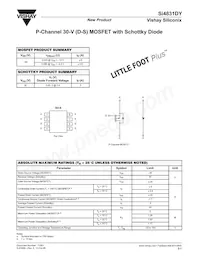 SI4831DY-T1-E3 Datasheet Cover