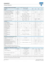 SI4845DY-T1-E3 Datasheet Page 2