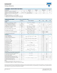 SIE820DF-T1-E3 Datasheet Page 2