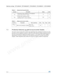 STB14NK50Z-1 Datasheet Page 4