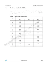 STB50N25M5 Datasheet Page 9