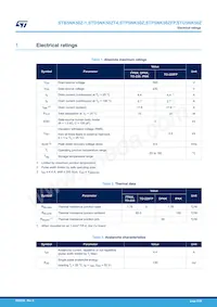 STD5NK50Z-1 Datasheet Page 2