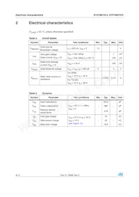 STD78N75F4 Datasheet Page 4