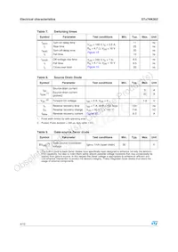 STD7NK30Z Datasheet Page 4