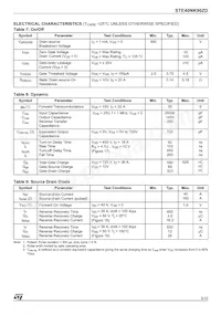 STE40NK90ZD Datasheet Page 3