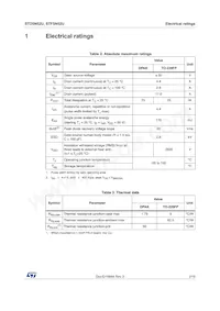 STF5N52U Datasheet Page 3