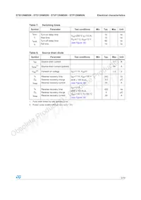 STI12NM50N Datasheet Page 5