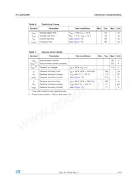 STL52N25M5 Datasheet Page 5
