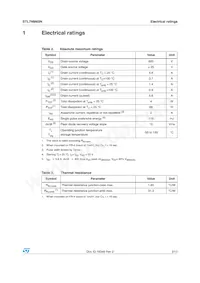 STL7NM60N Datasheet Page 3