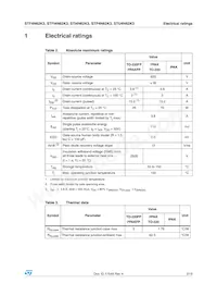 STP4N62K3 Datasheet Page 3