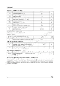 STP5NK65Z Datasheet Page 2