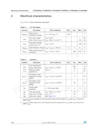 STU8N65M5 Datasheet Page 4
