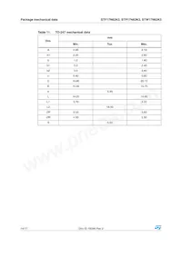 STW17N62K3 Datasheet Page 14