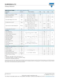 SUM09N20-270-E3 Datasheet Page 2