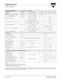 SUM33N20-60P-E3 Datasheet Page 2