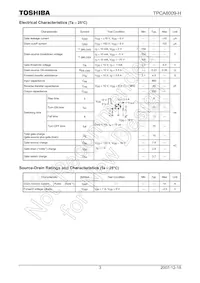 TPCA8009-H(TE12L Datasheet Page 3