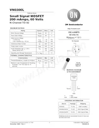 VN0300L Datasheet Cover