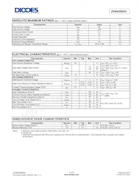 ZVN4306GVTC Datasheet Page 2