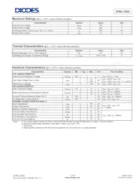 ZVNL120GTC Datasheet Page 2