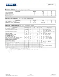 ZVP2110GTC Datasheet Page 2