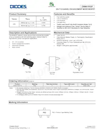 ZXM61P02FTC Datasheet Cover
